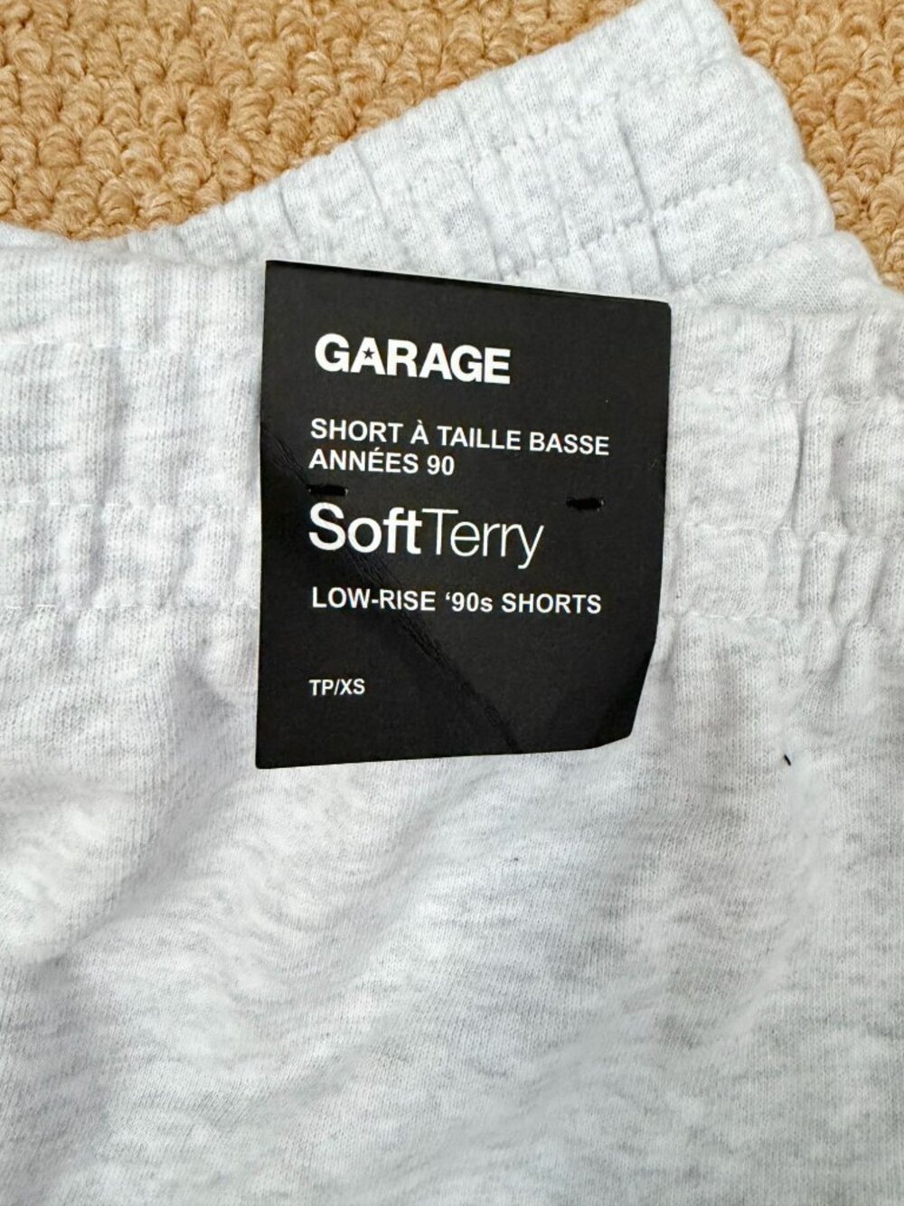 Garage Soft Terry Low Rise ’90s Sweat Shorts NWT XS - Picture 7 of 7